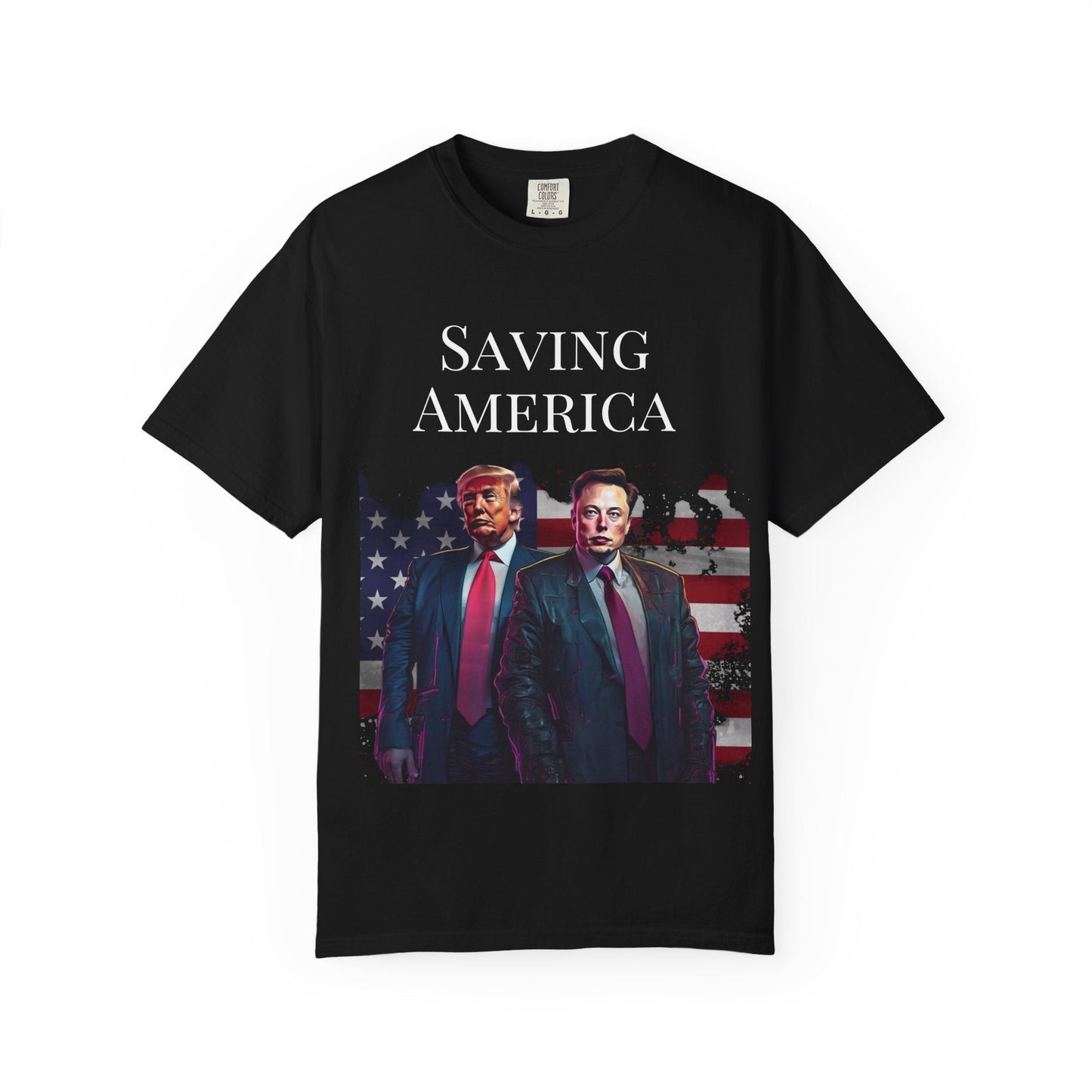 Saving America- Elon Musk & Trump Shirt