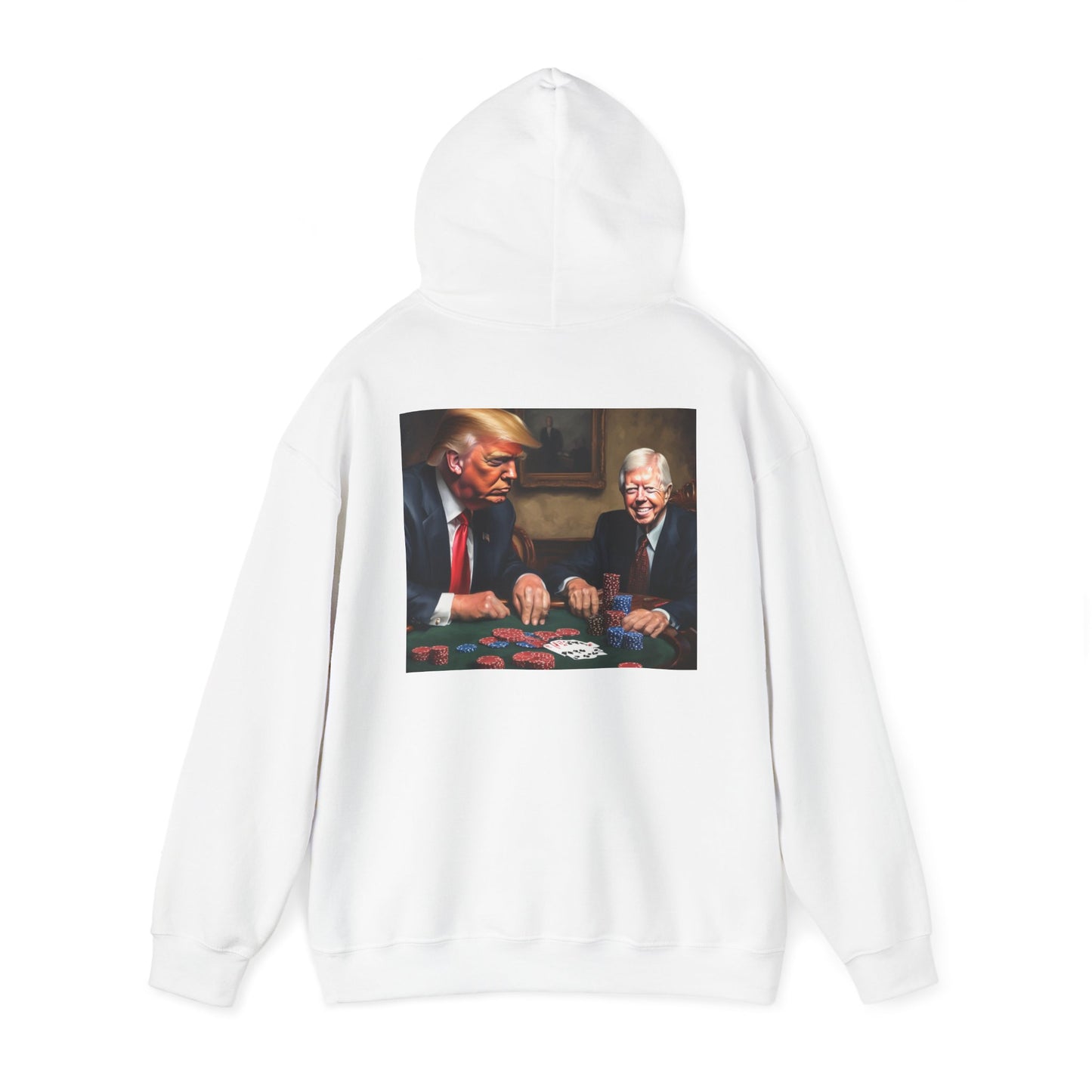 Trump & Jimmy Carter Poker Hoodie