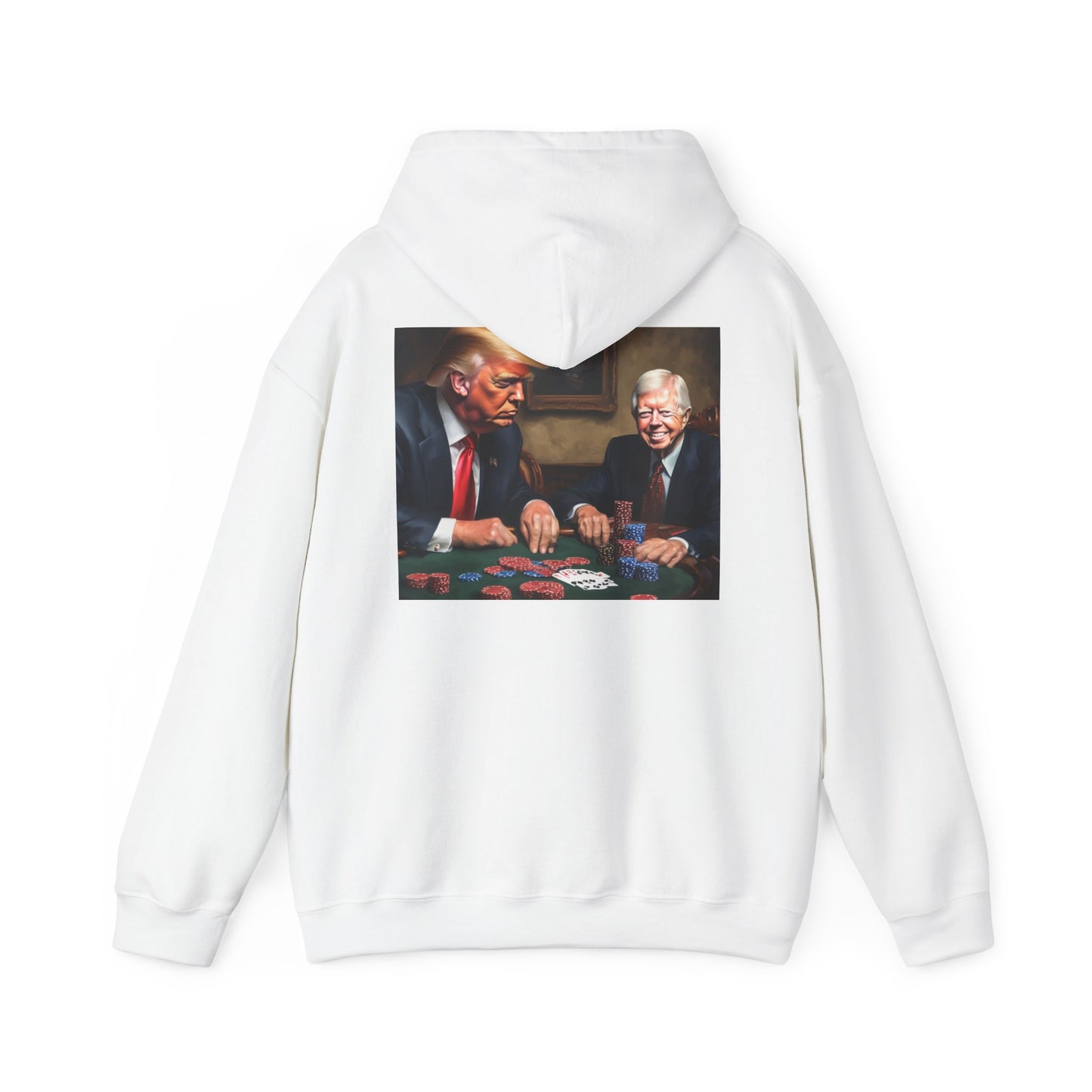 Trump & Jimmy Carter Poker Hoodie