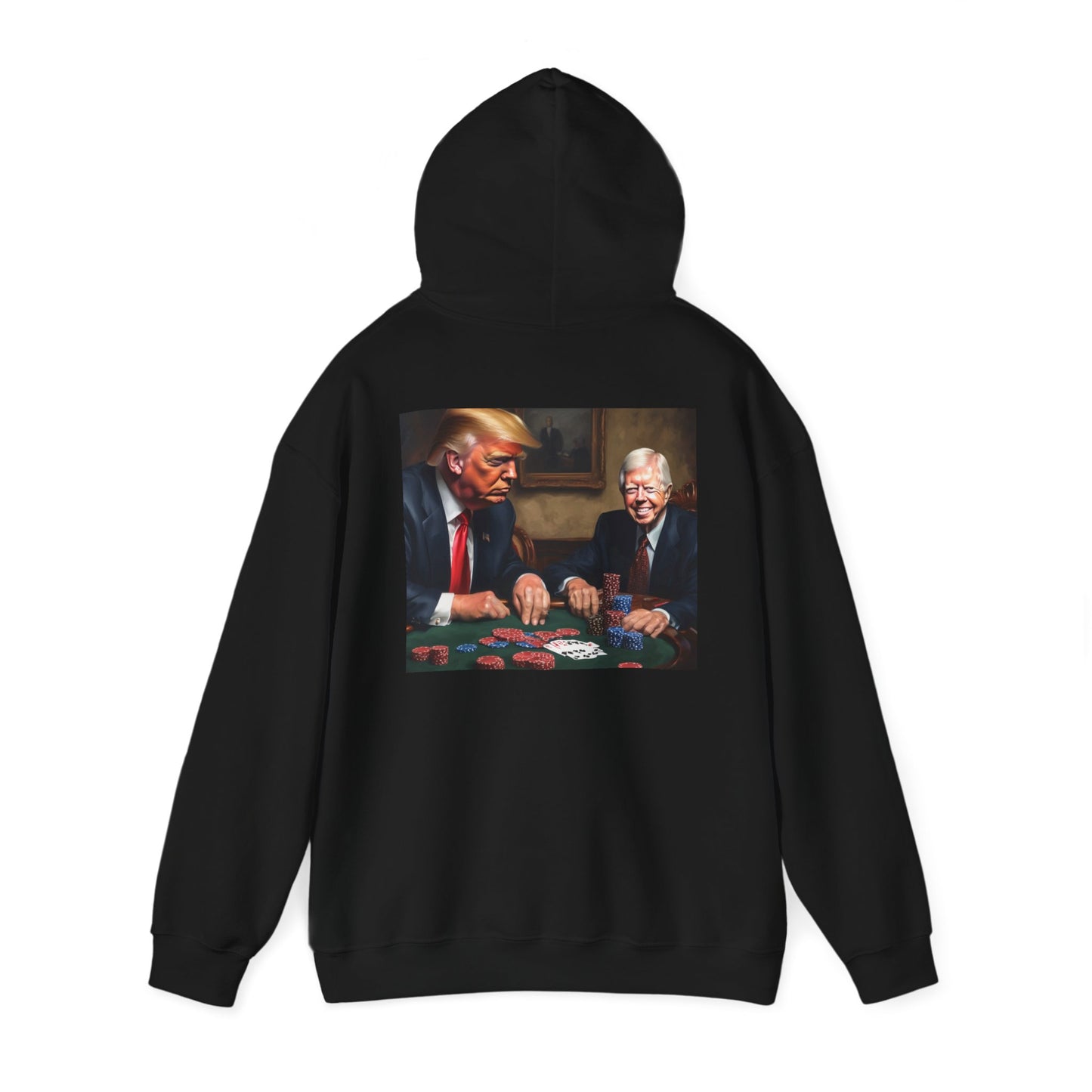 Trump & Jimmy Carter Poker Hoodie