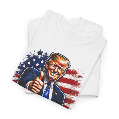 Graphic Tee - "Saving America Again" Patriotic Political T-Shirt
