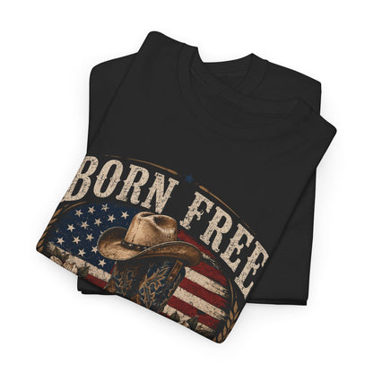 Born Free Raised Southern Tee | Southern Pride Graphic Shirt