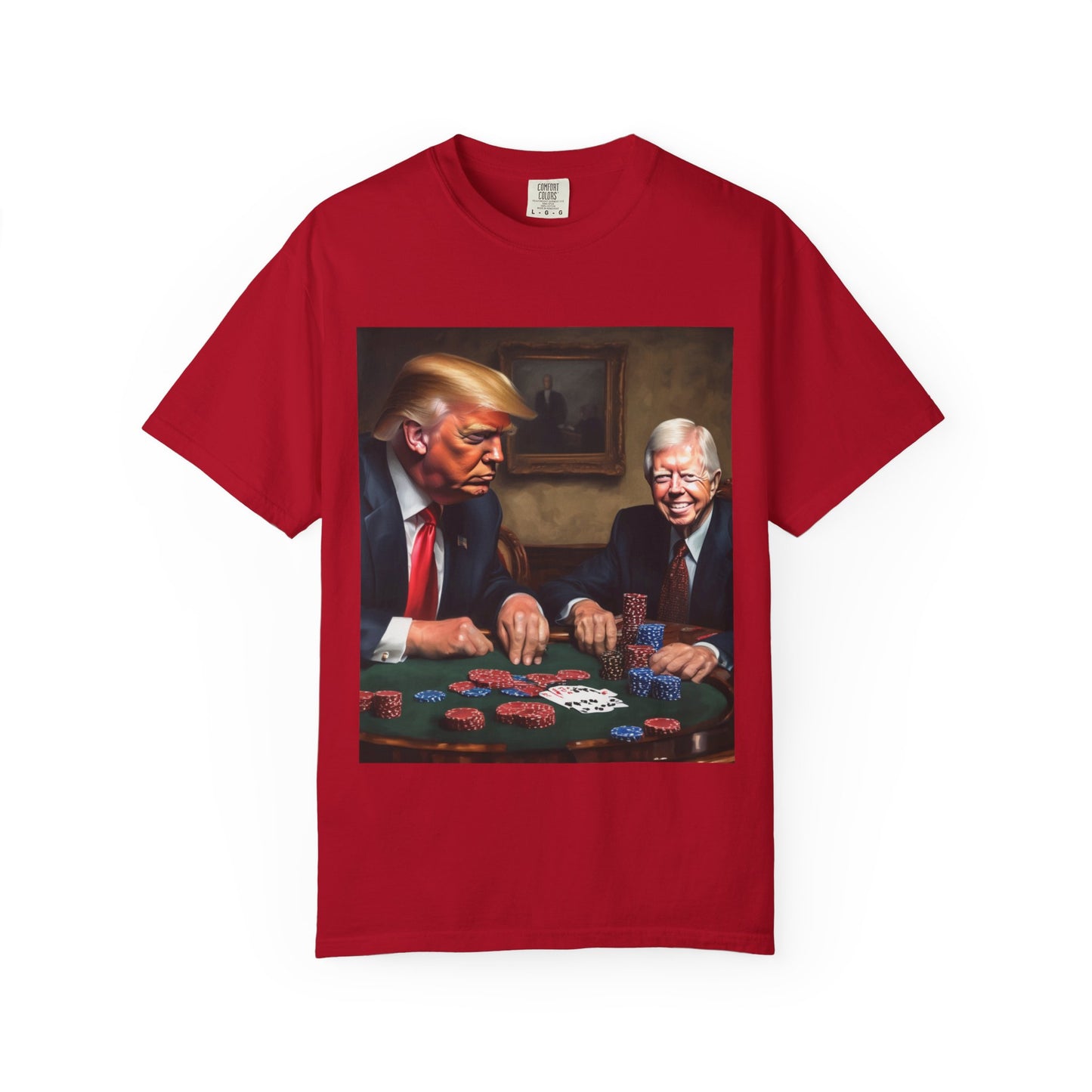 Trump & Jimmy Carter Poker Shirt
