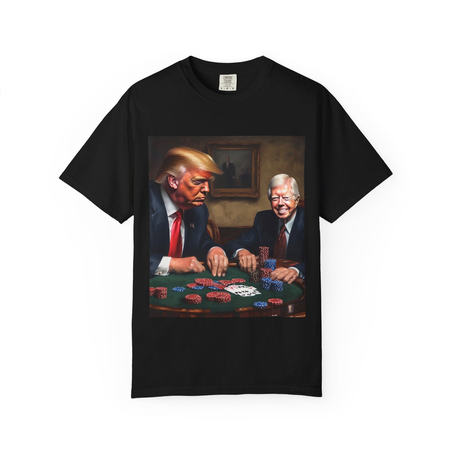 Trump & Jimmy Carter Poker Shirt
