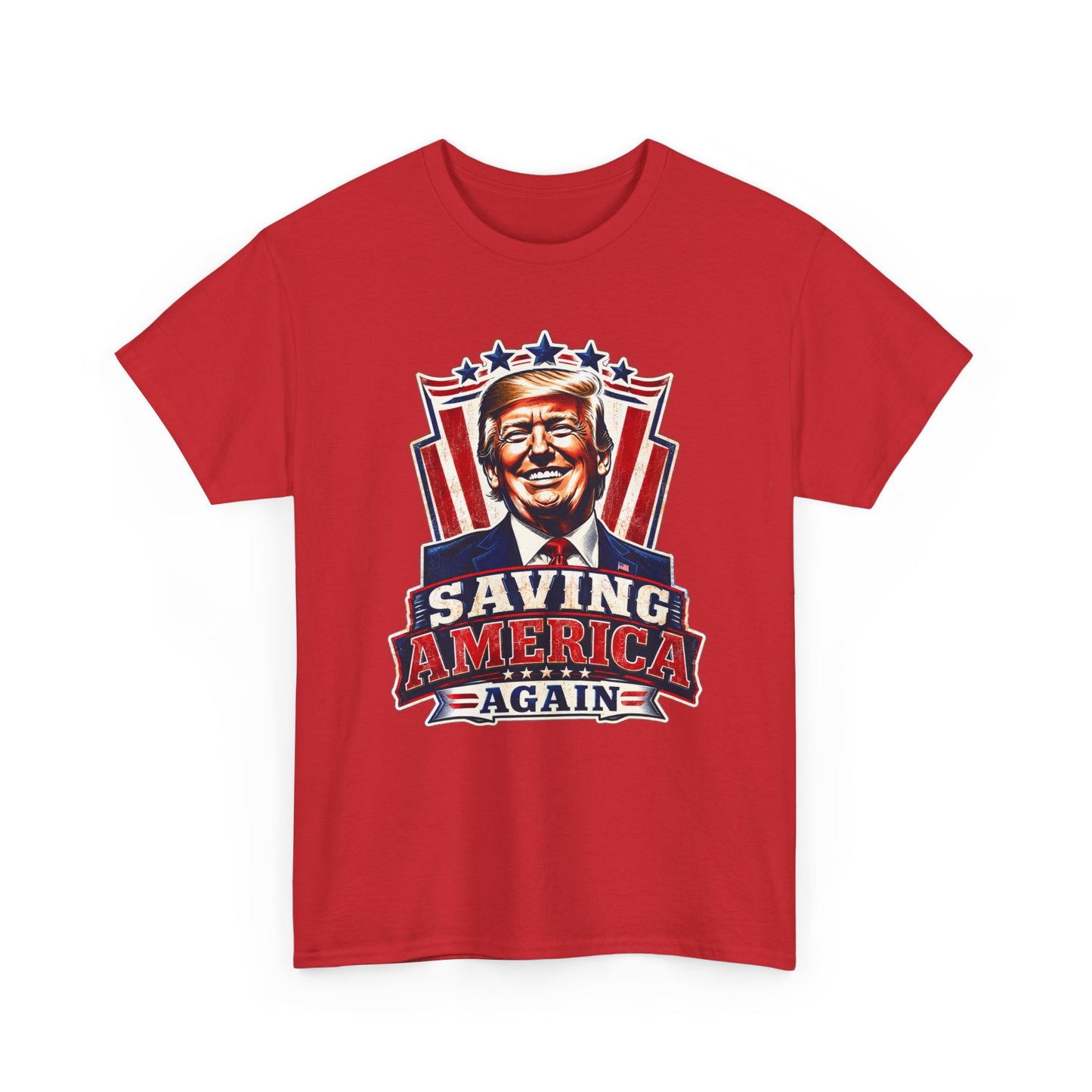 "Saving America Again" T-Shirt, Bold Design