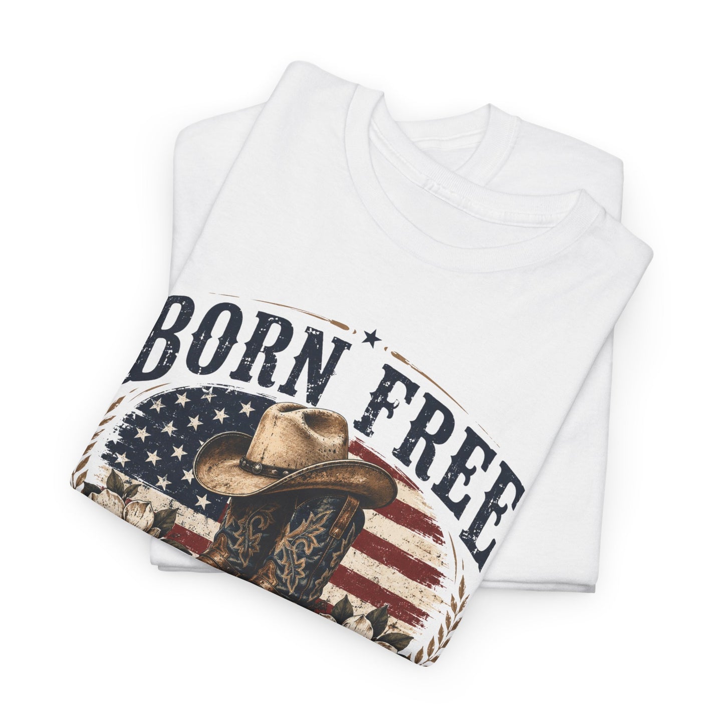 Born Free Raised Southern Tee | Southern Pride Graphic Shirt