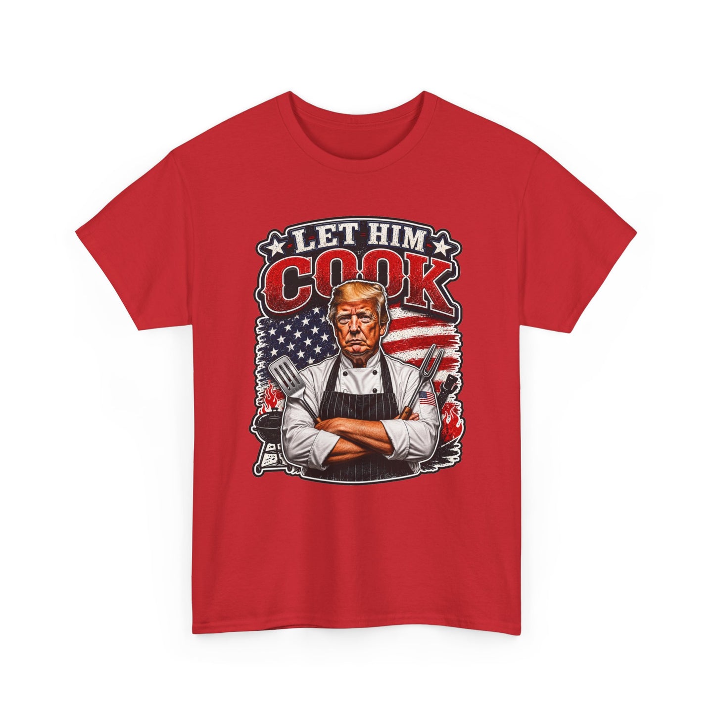 "Let Him Cook" - BBQ Chef T-Shirt