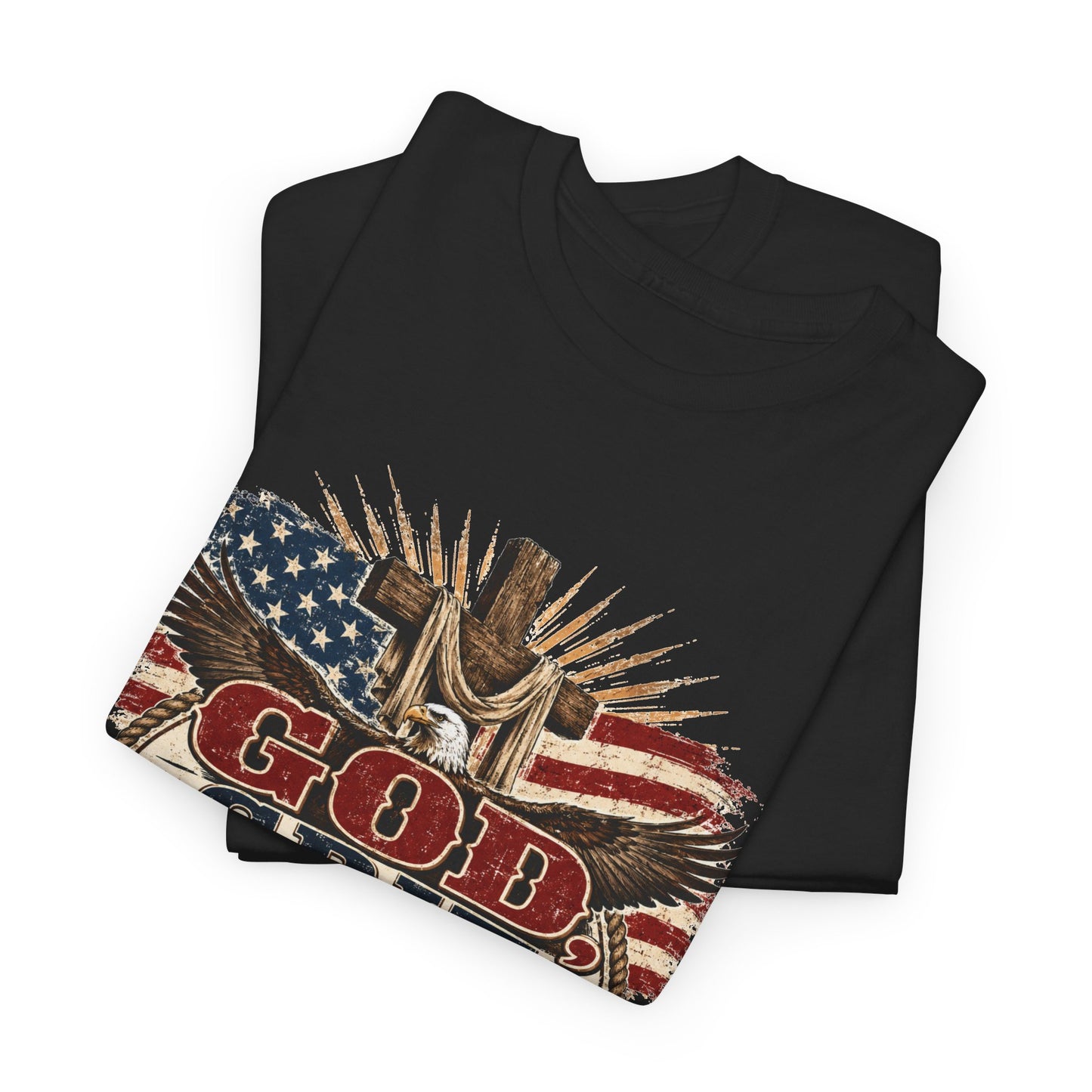 "God, Grit & The Good Ol' USA" - American T-Shirt