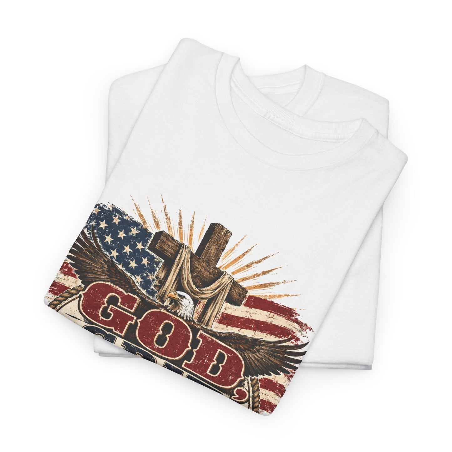 "God, Grit & The Good Ol' USA" - American T-Shirt