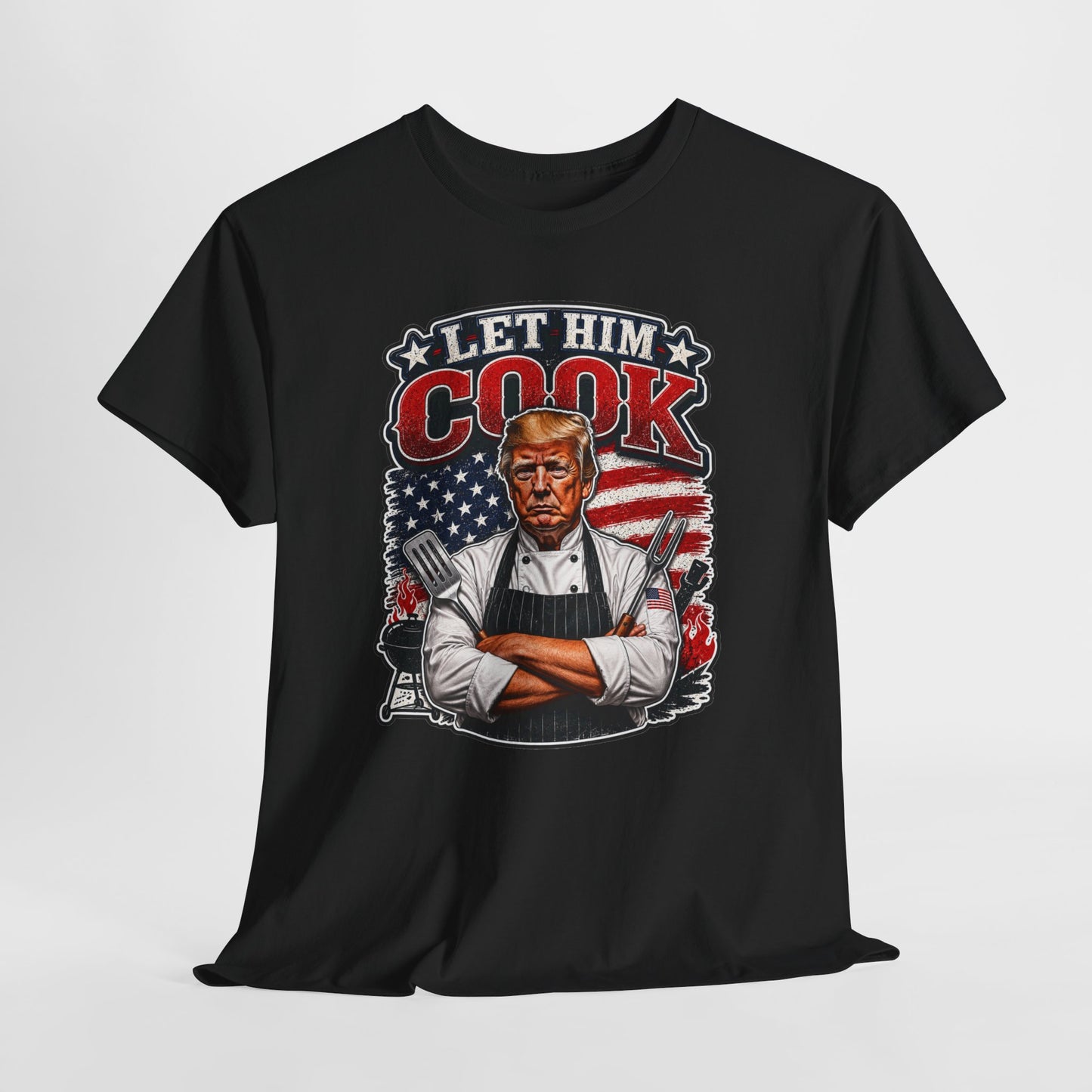 "Let Him Cook" - BBQ Chef T-Shirt