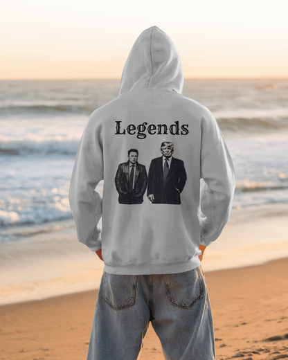 Legends- Elon Musk & Trump Hoodie