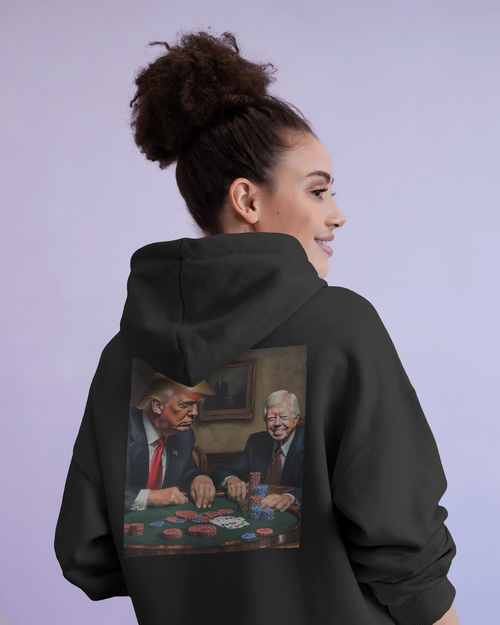 Trump & Jimmy Carter Poker Hoodie