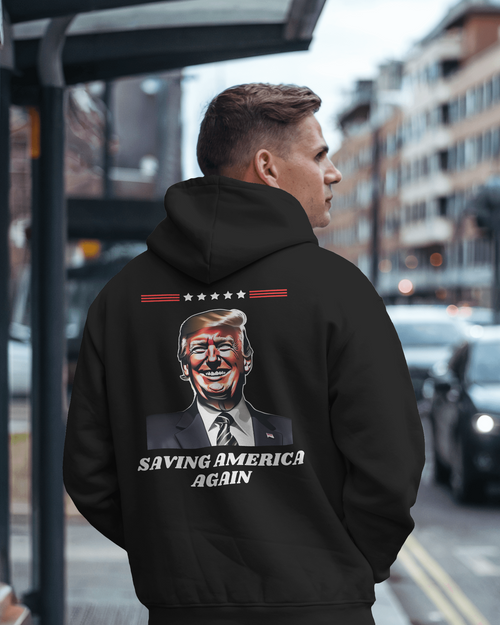 Saving America Again-Trump Hoodie