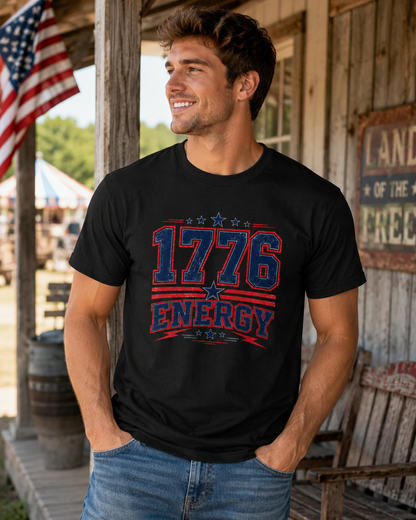 1776 Energy Tee — Patriotic Independence Day Shirt