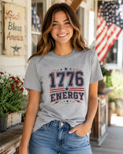 1776 Energy Tee — Patriotic Independence Day Shirt