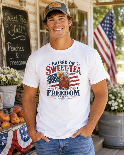 Raised on Sweet Tea & Freedom Tee