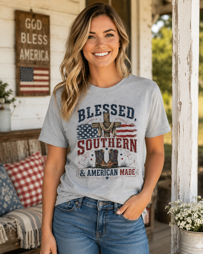 Blessed Southern T-Shirt - American Made Tee