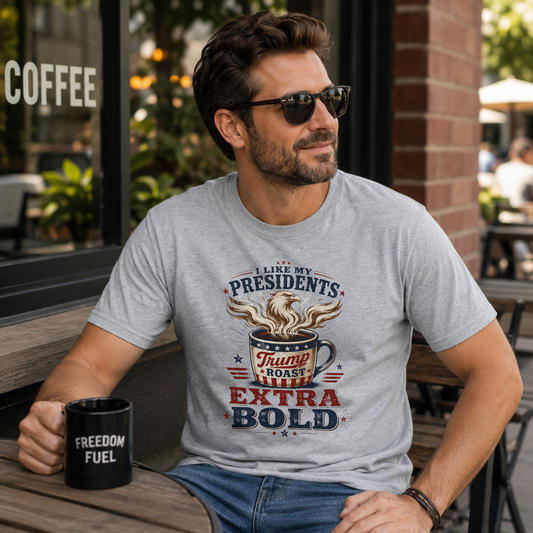"I Like My Presidents Extra Bold"- T-shirt