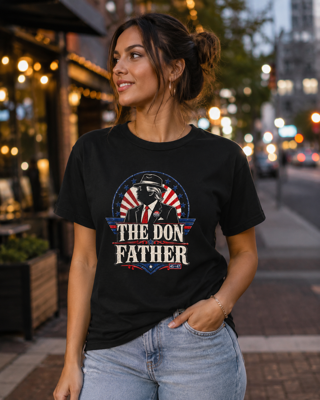 The Don Father T-Shirt — Mafia Style Graphic Tee