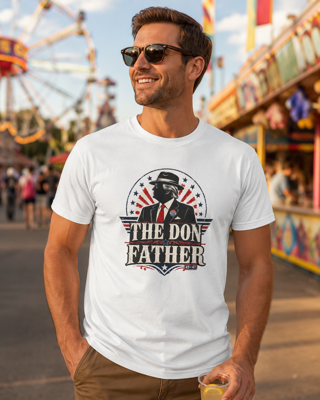 The Don Father T-Shirt — Mafia Style Graphic Tee