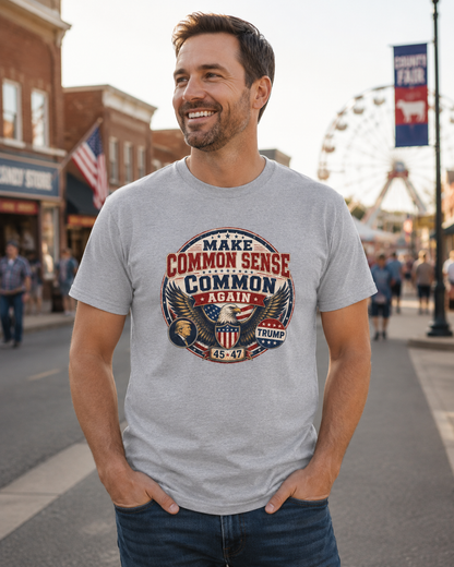 "Make Common Sense Common Again" - Tee