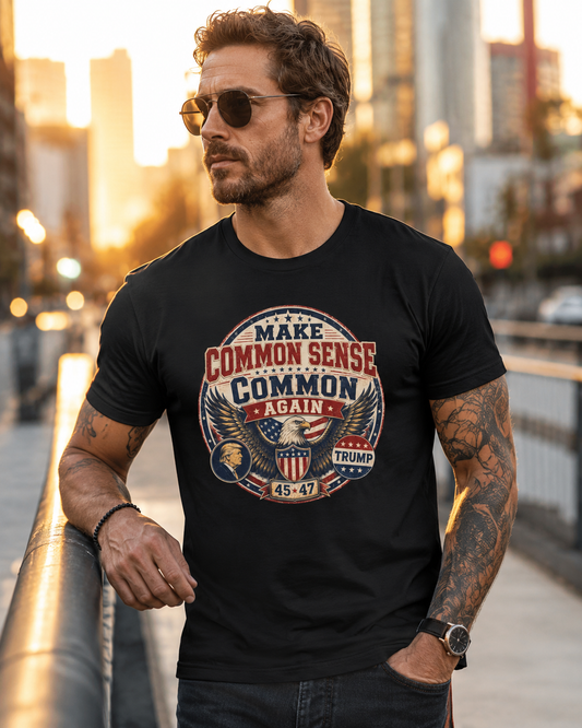 "Make Common Sense Common Again" - Tee