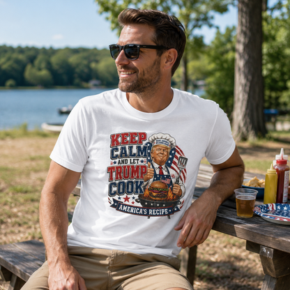 "Keep Calm and Let Trump Cook " Tee