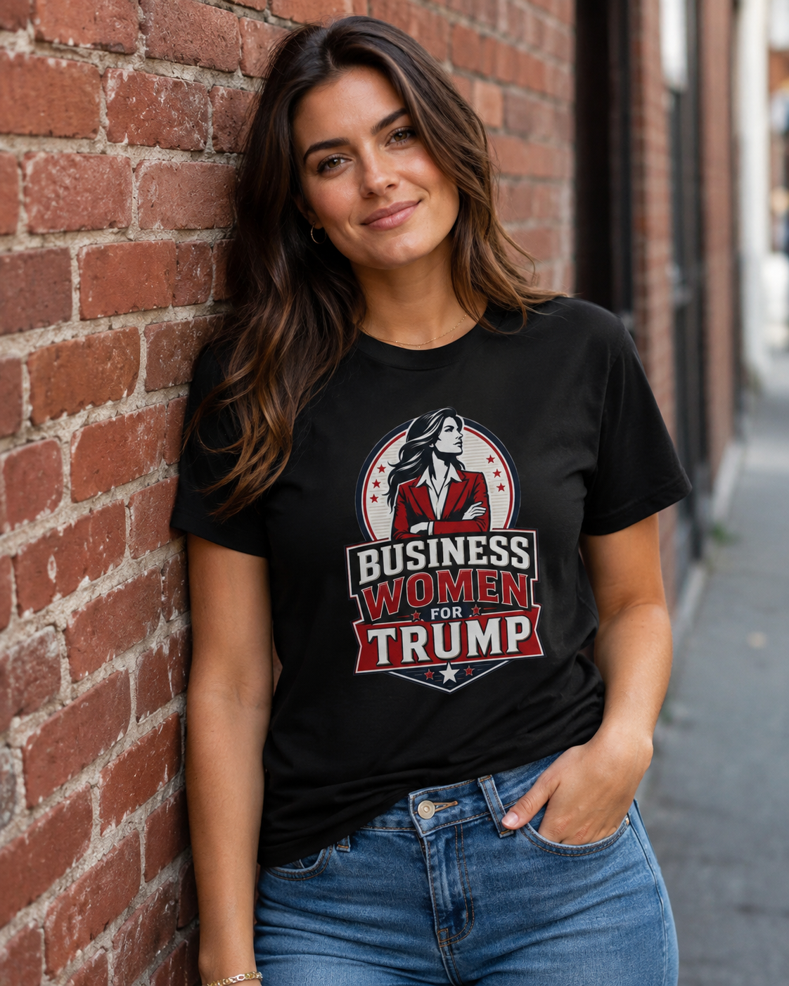 "Business Women for Trump" -- Bold Graphic Tee
