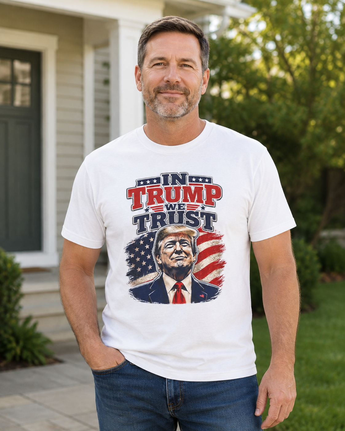 "In Trump We Trust"- Trump Tee