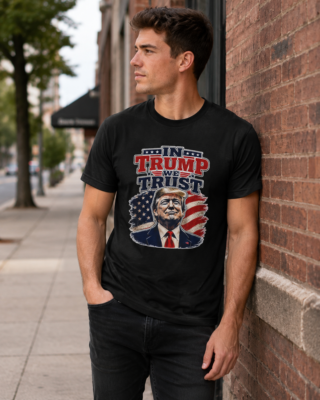 "In Trump We Trust"- Trump Tee