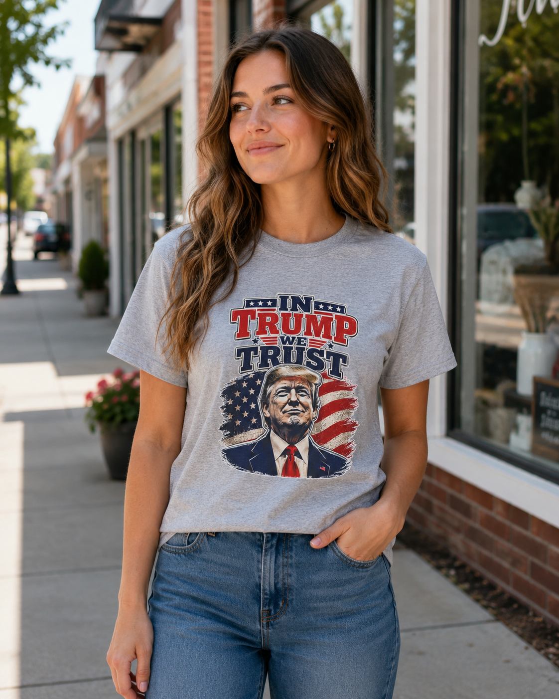 "In Trump We Trust"- Trump Tee
