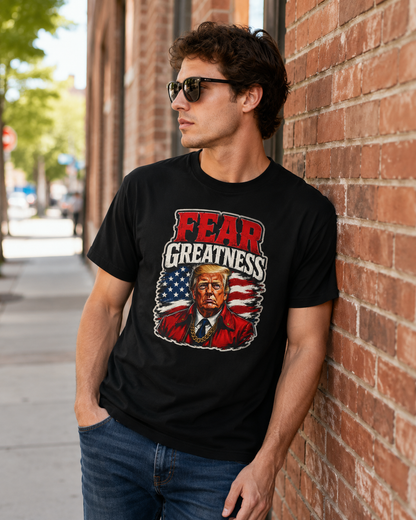 "Fear Greatness" T-Shirt – Bold Trump Tee