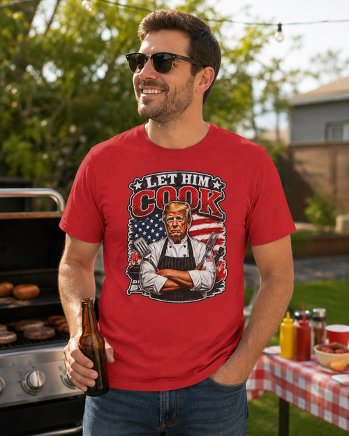 "Let Him Cook" - BBQ Chef T-Shirt