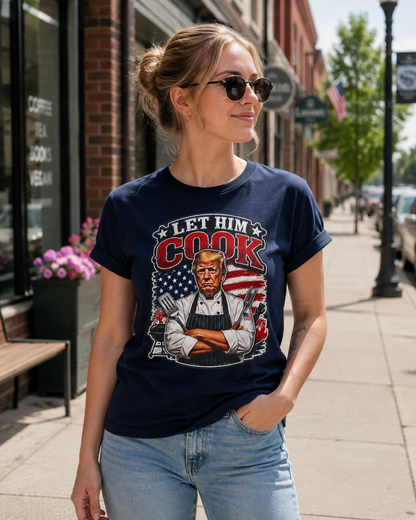 "Let Him Cook" - BBQ Chef T-Shirt