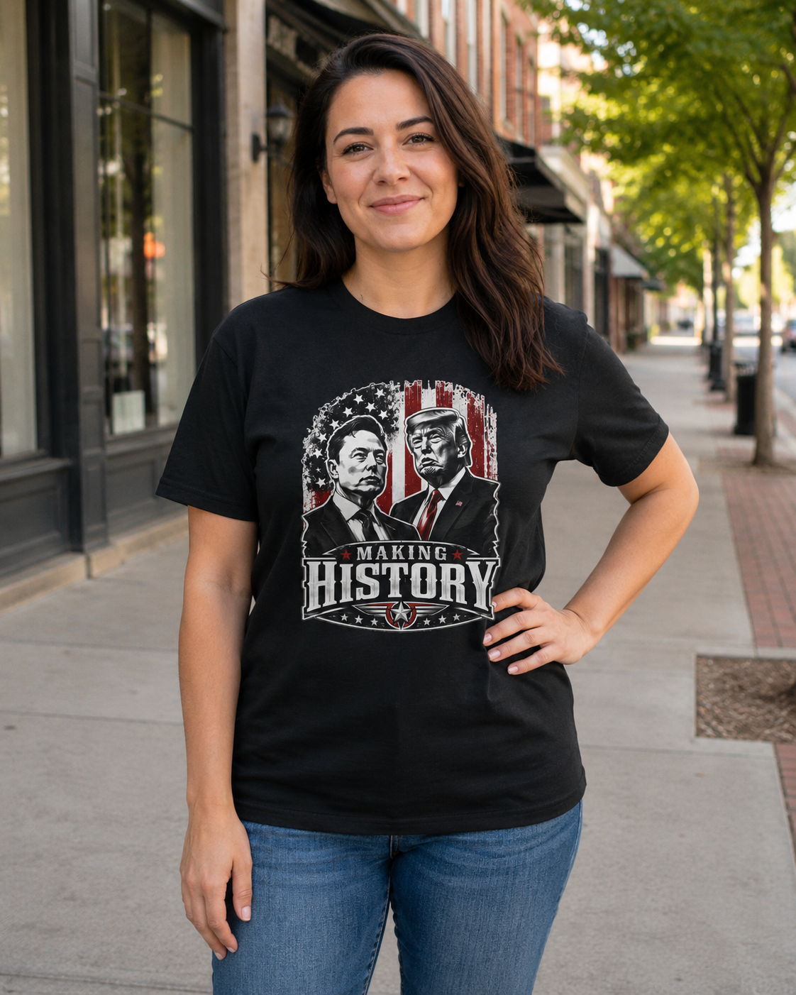 "Making History" - Trump & Elon Musk Tee