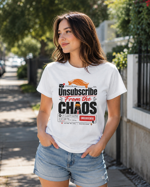 "Unsubscribe From the Chaos" Graphic Tee