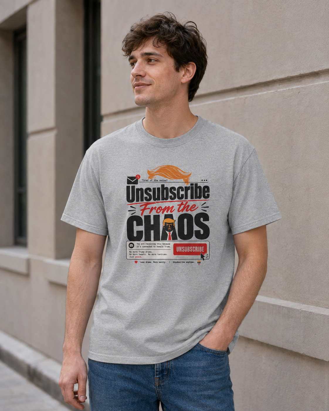 "Unsubscribe From the Chaos" Graphic Tee