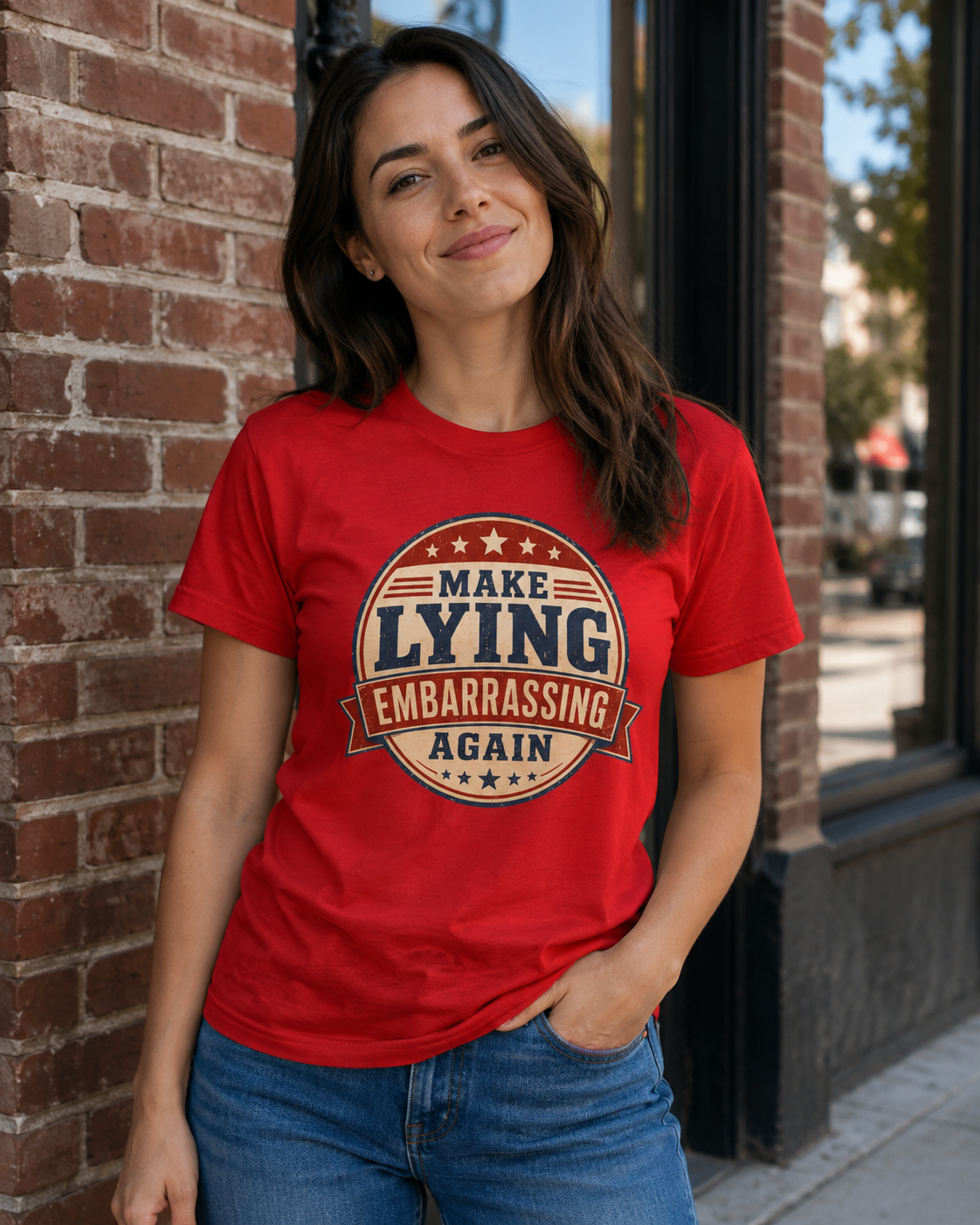"Make Lying Embarrassing Again" - Graphic Tee