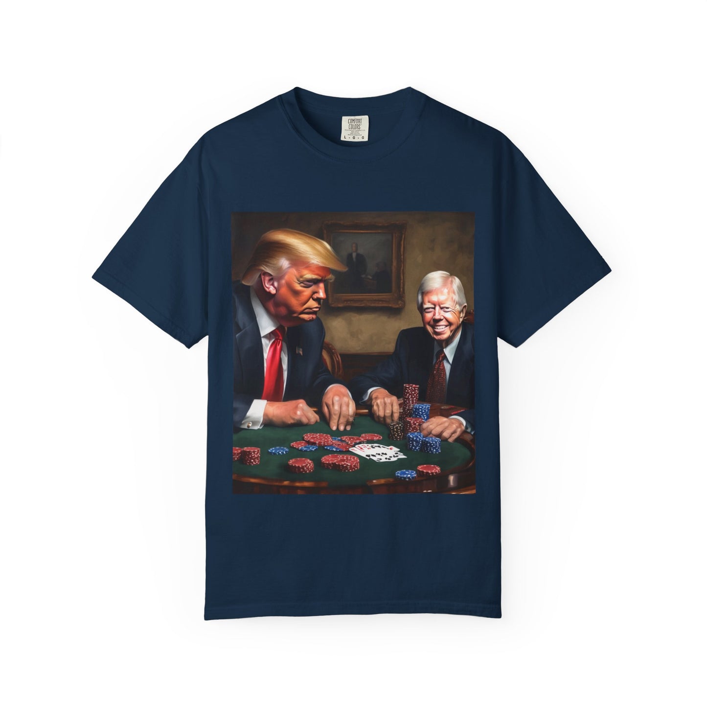 Trump & Jimmy Carter Poker Shirt