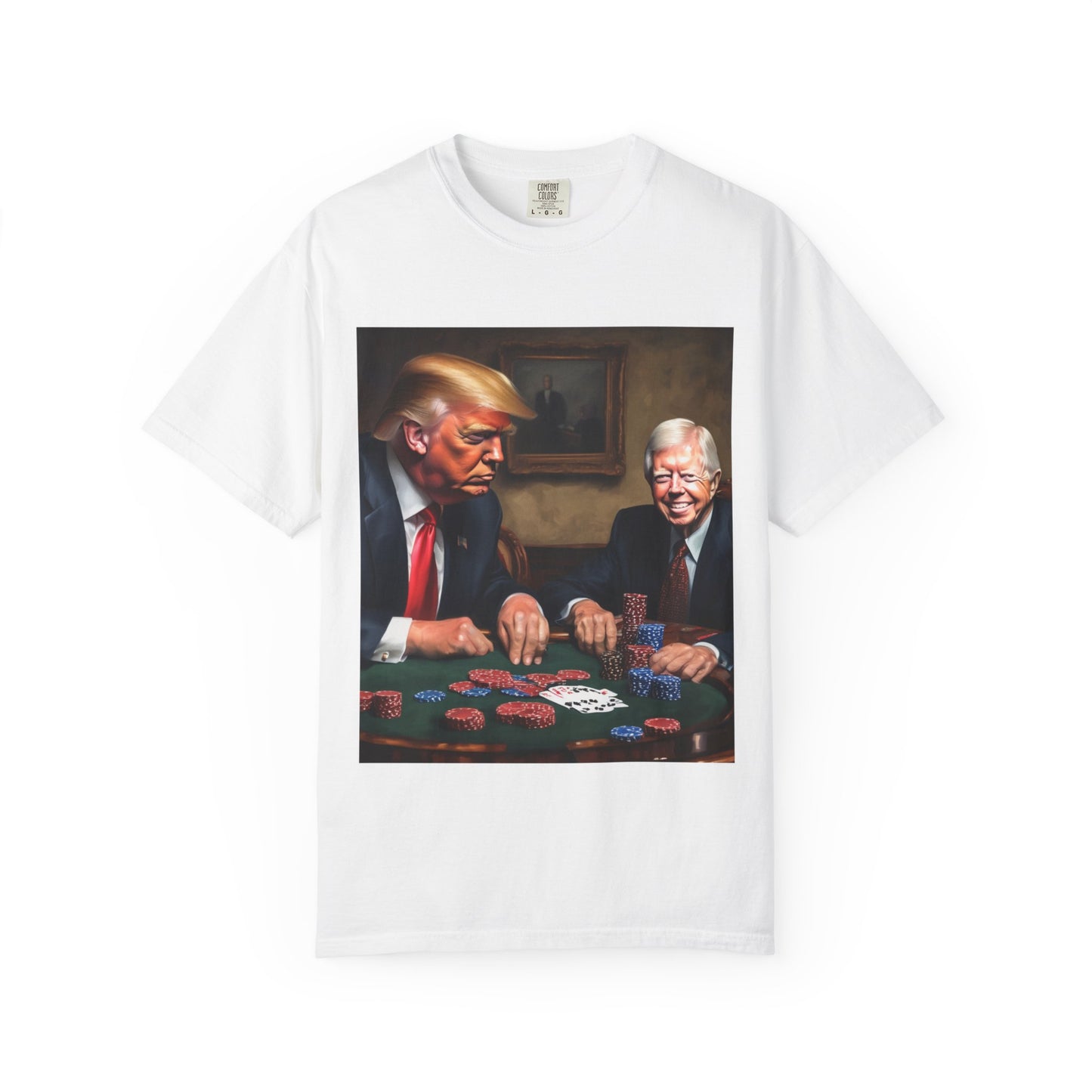 Trump & Jimmy Carter Poker Shirt