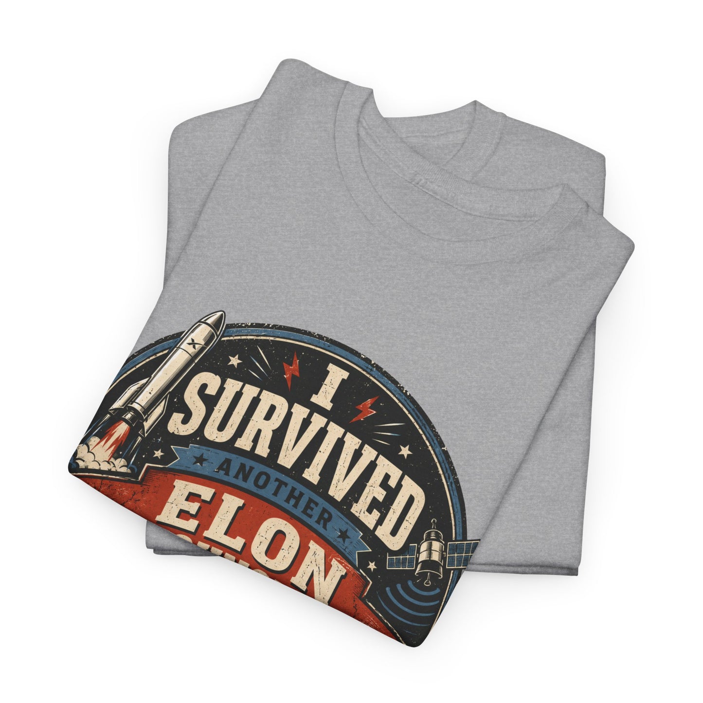 "I Survived Elon Announcement" - T-Shirt