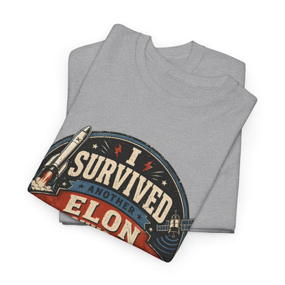 "I Survived Elon Announcement" - T-Shirt