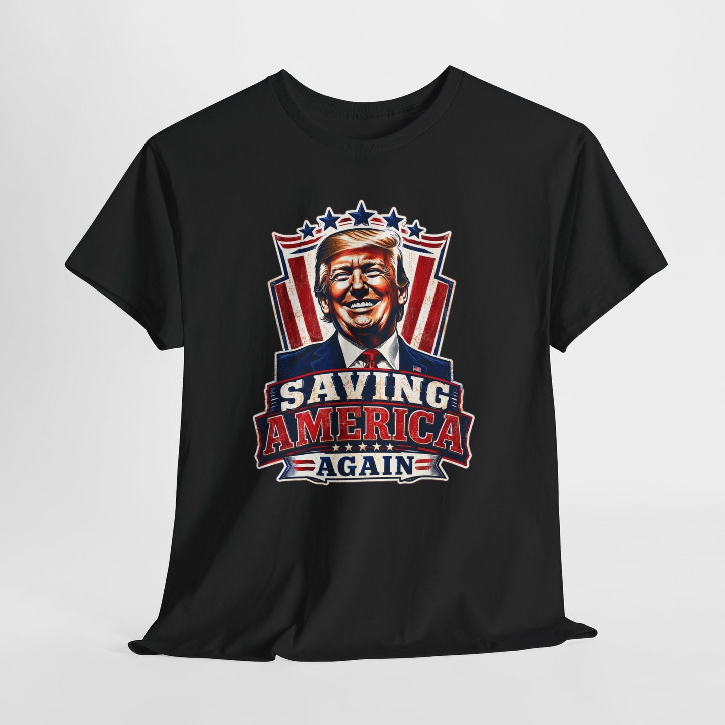 "Saving America Again" T-Shirt, Bold Design