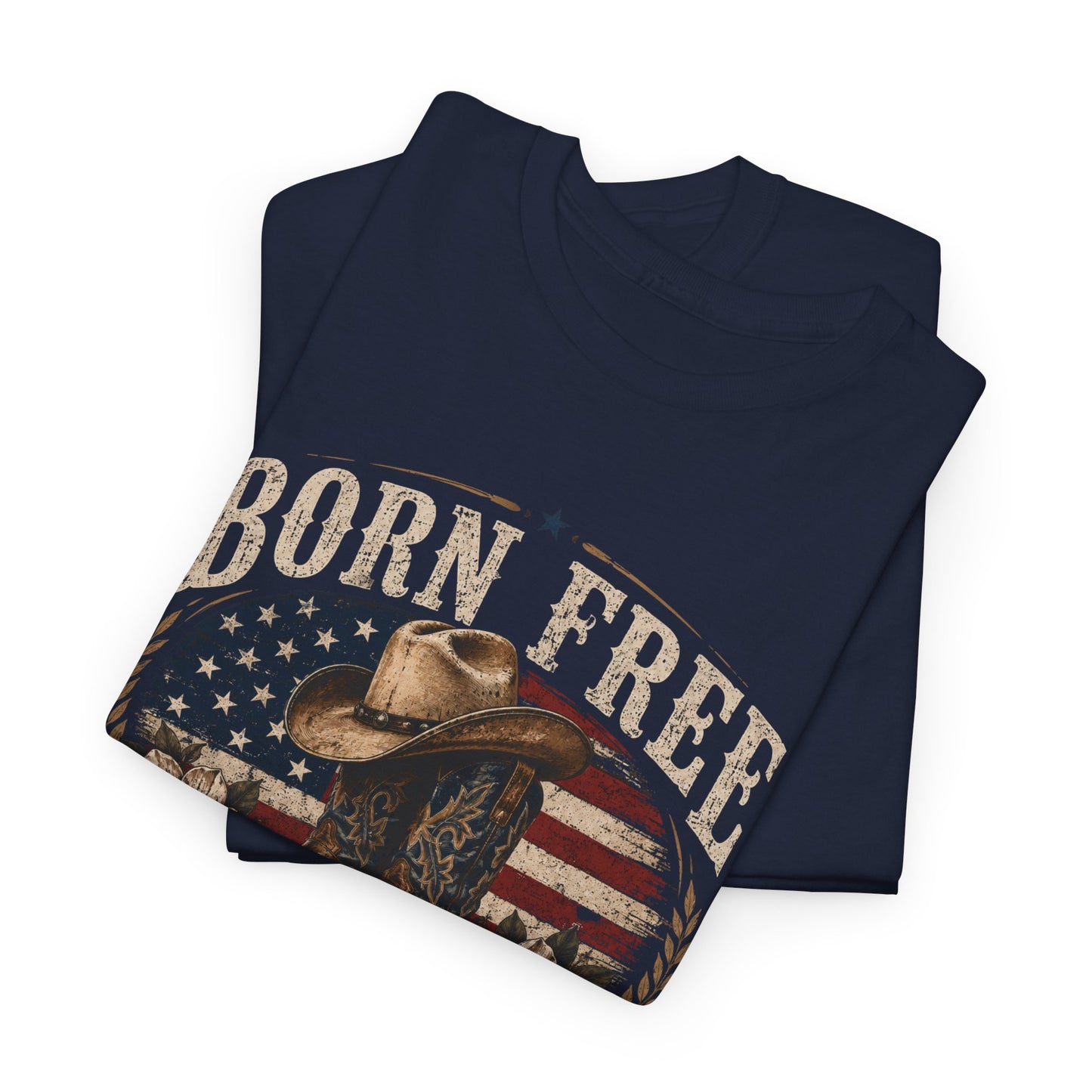 Born Free Raised Southern Tee | Southern Pride Graphic Shirt