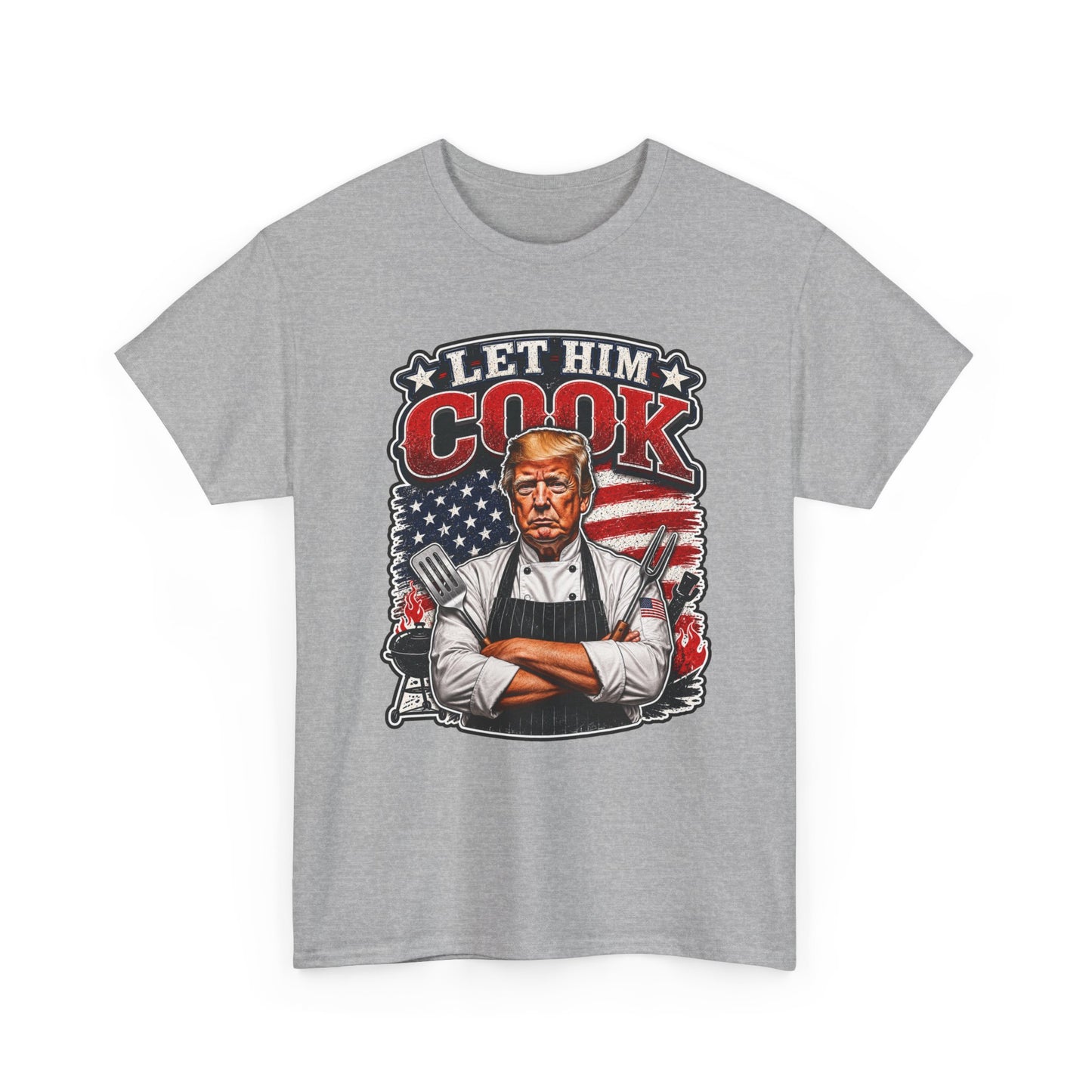 "Let Him Cook" - BBQ Chef T-Shirt