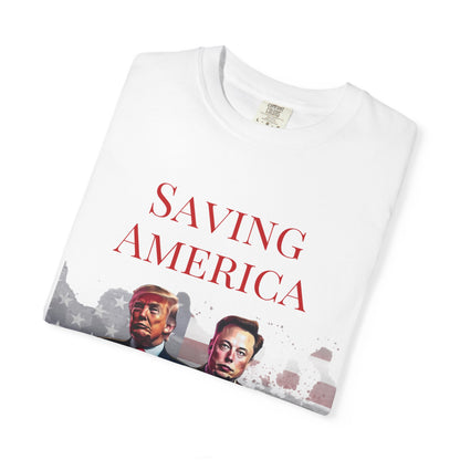 Saving America- Elon Musk & Trump Shirt