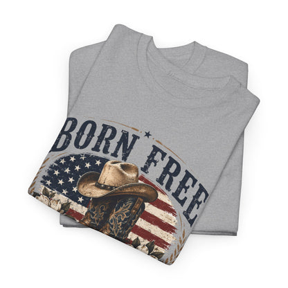 Born Free Raised Southern Tee | Southern Pride Graphic Shirt