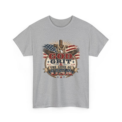 "God, Grit & The Good Ol' USA" - American T-Shirt