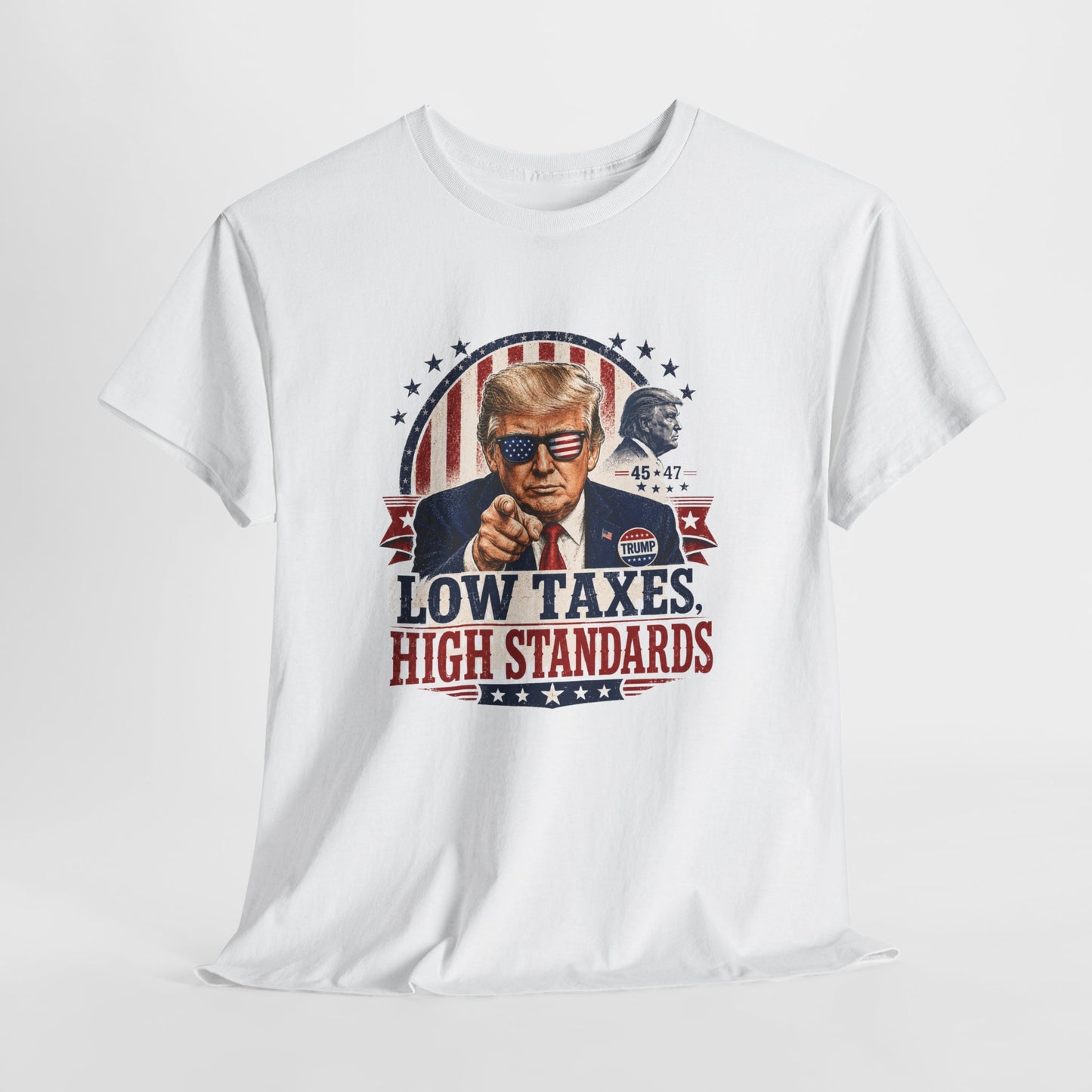 "Low Taxes, High Standards" Tee