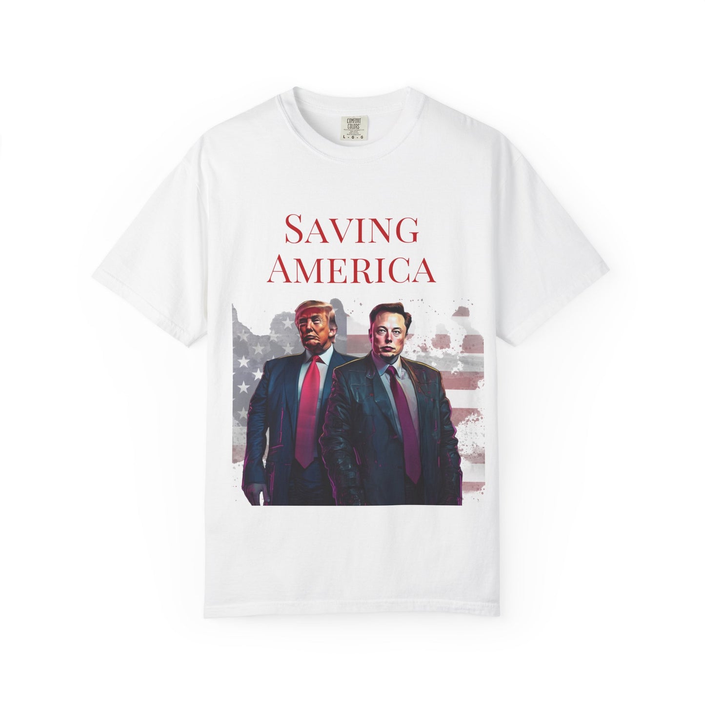 Saving America- Elon Musk & Trump Shirt